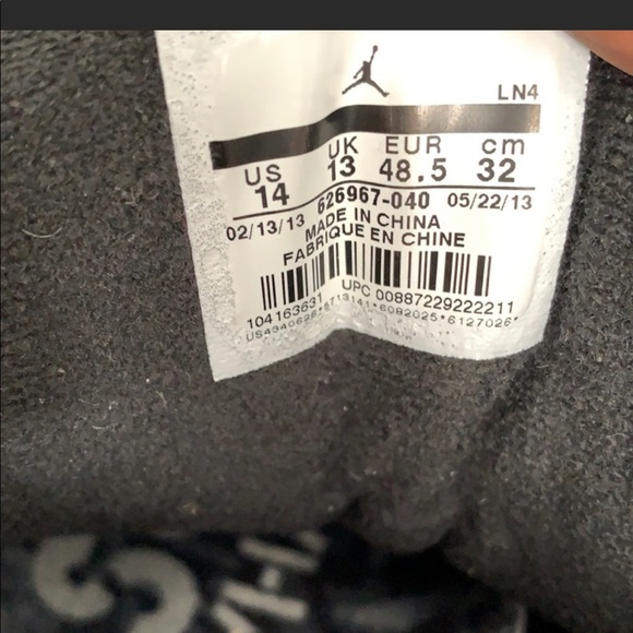 Rare - Authentic Air Jordan 3 Retro 'Fear Pack' Size 14 - Picture 8 of 14